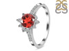 Garnet & White Topaz Ring GAR-RDR-2404.