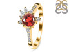 Garnet & White Topaz Ring GAR-RDR-2406.