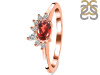 Garnet & White Topaz Ring GAR-RDR-2418.