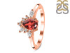 Garnet & White Topaz Ring GAR-RDR-2431.