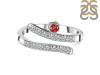 Garnet & White Topaz Ring GAR-RDR-2526.