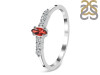 Garnet & White Topaz Ring GAR-RDR-2532.