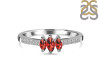 Garnet & White Topaz Ring GAR-RDR-2540.