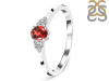 Garnet & White Topaz Ring GAR-RDR-2542.