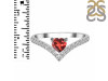 Garnet & White Topaz Ring GAR-RDR-2749.