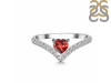 Garnet & White Topaz Ring GAR-RDR-2749.