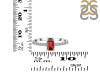 Garnet & White Topaz Ring GAR-RDR-3118.