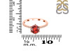 Garnet & White Topaz Ring GAR-RDR-3140.