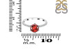 Garnet & White Topaz Ring GAR-RDR-3140.