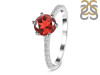 Garnet & White Topaz Ring GAR-RDR-3140.