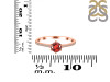Garnet & White Topaz Ring GAR-RDR-3143.