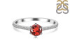 Garnet & White Topaz Ring GAR-RDR-3143.