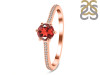 Garnet & White Topaz Ring GAR-RDR-3143.