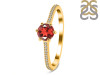 Garnet & White Topaz Ring GAR-RDR-3143.