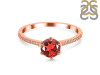 Garnet & White Topaz Ring GAR-RDR-3144.