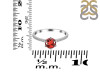 Garnet & White Topaz Ring GAR-RDR-3144.