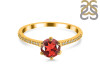 Garnet & White Topaz Ring GAR-RDR-3144.