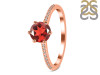 Garnet & White Topaz Ring GAR-RDR-3144.