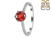 Garnet & White Topaz Ring GAR-RDR-3144.