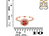 Garnet & White Topaz Ring GAR-RDR-3146.