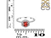 Garnet & White Topaz Ring GAR-RDR-3146.