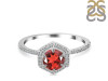 Garnet & White Topaz Ring GAR-RDR-3146.