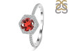 Garnet & White Topaz Ring GAR-RDR-3146.
