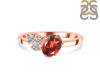 Garnet & White Topaz Ring GAR-RDR-3153.
