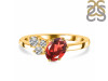 Garnet & White Topaz Ring GAR-RDR-3153.