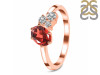 Garnet & White Topaz Ring GAR-RDR-3153.