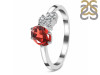 Garnet & White Topaz Ring GAR-RDR-3153.