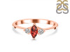 Garnet & White Topaz Ring GAR-RDR-3155.