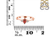 Garnet & White Topaz Ring GAR-RDR-3155.