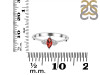 Garnet & White Topaz Ring GAR-RDR-3155.