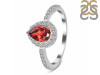 Garnet & White Topaz Ring GAR-RDR-3161.