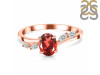 Garnet & White Topaz Ring GAR-RDR-3163.