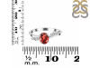Garnet & White Topaz Ring GAR-RDR-3163.