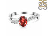Garnet & White Topaz Ring GAR-RDR-3163.