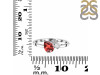 Garnet & White Topaz Ring GAR-RDR-3199.