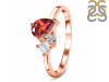 Garnet & White Topaz Ring GAR-RDR-3199.