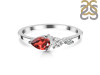 Garnet  & White Topaz Ring GAR-RDR-3238.