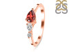 Garnet  & White Topaz Ring GAR-RDR-3238.
