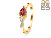 Garnet  & White Topaz Ring GAR-RDR-3238.