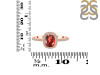 Garnet & White Topaz Ring GAR-RDR-3263.