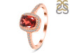 Garnet & White Topaz Ring GAR-RDR-3263.