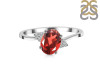 Garnet & White Topaz Ring GAR-RDR-351.