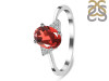 Garnet & White Topaz Ring GAR-RDR-351.
