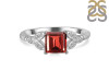 Garnet & White Topaz Ring GAR-RDR-353.