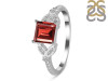 Garnet & White Topaz Ring GAR-RDR-353.
