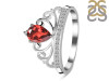 Garnet & White Topaz Ring GAR-RDR-365.